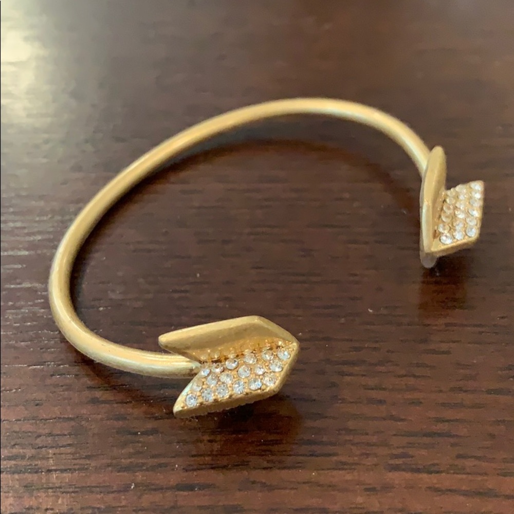 Madewell Pavé Arrowtip Cuff Bracelet